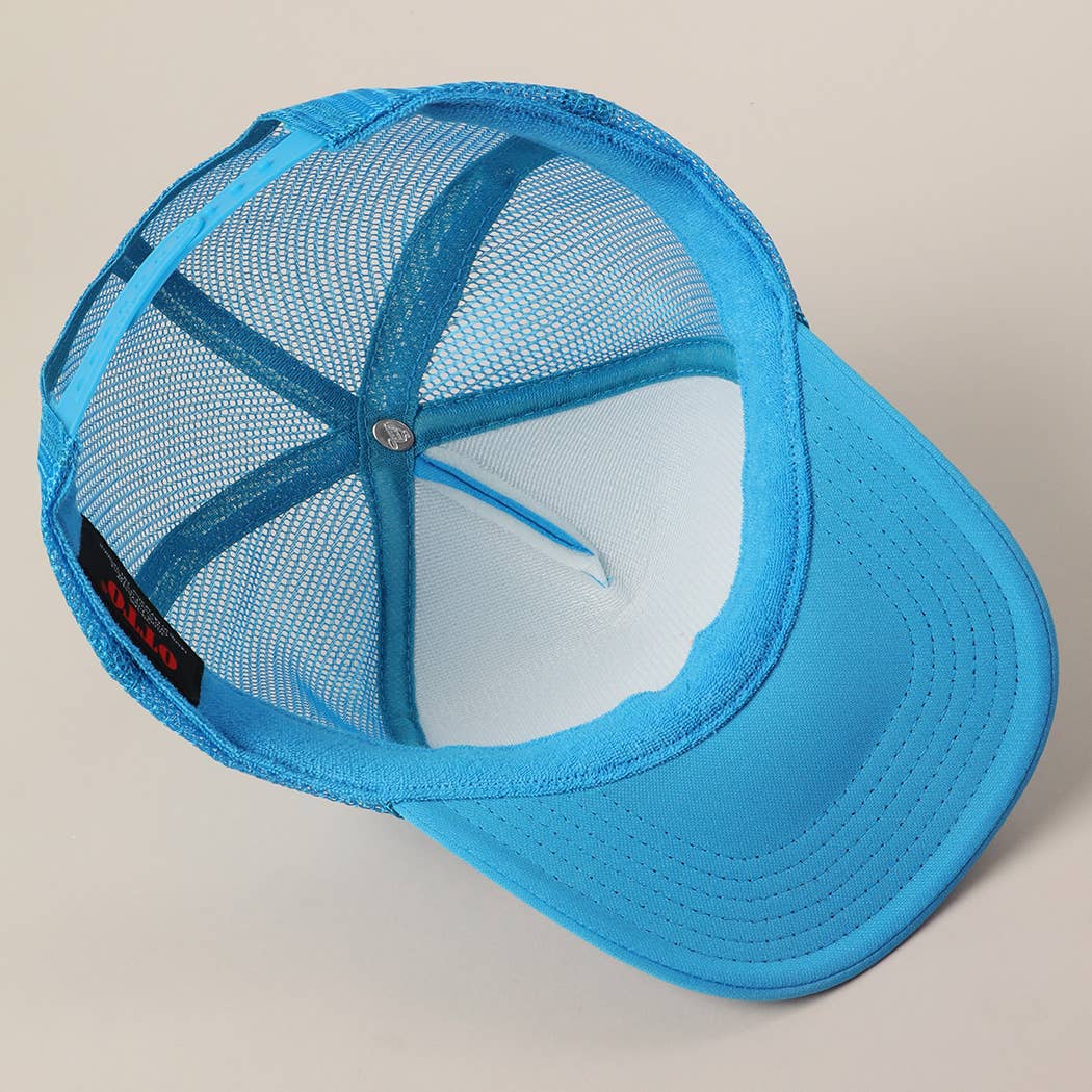 Life's Too Short, Drink Margs Text Mesh Back Trucker Hat
