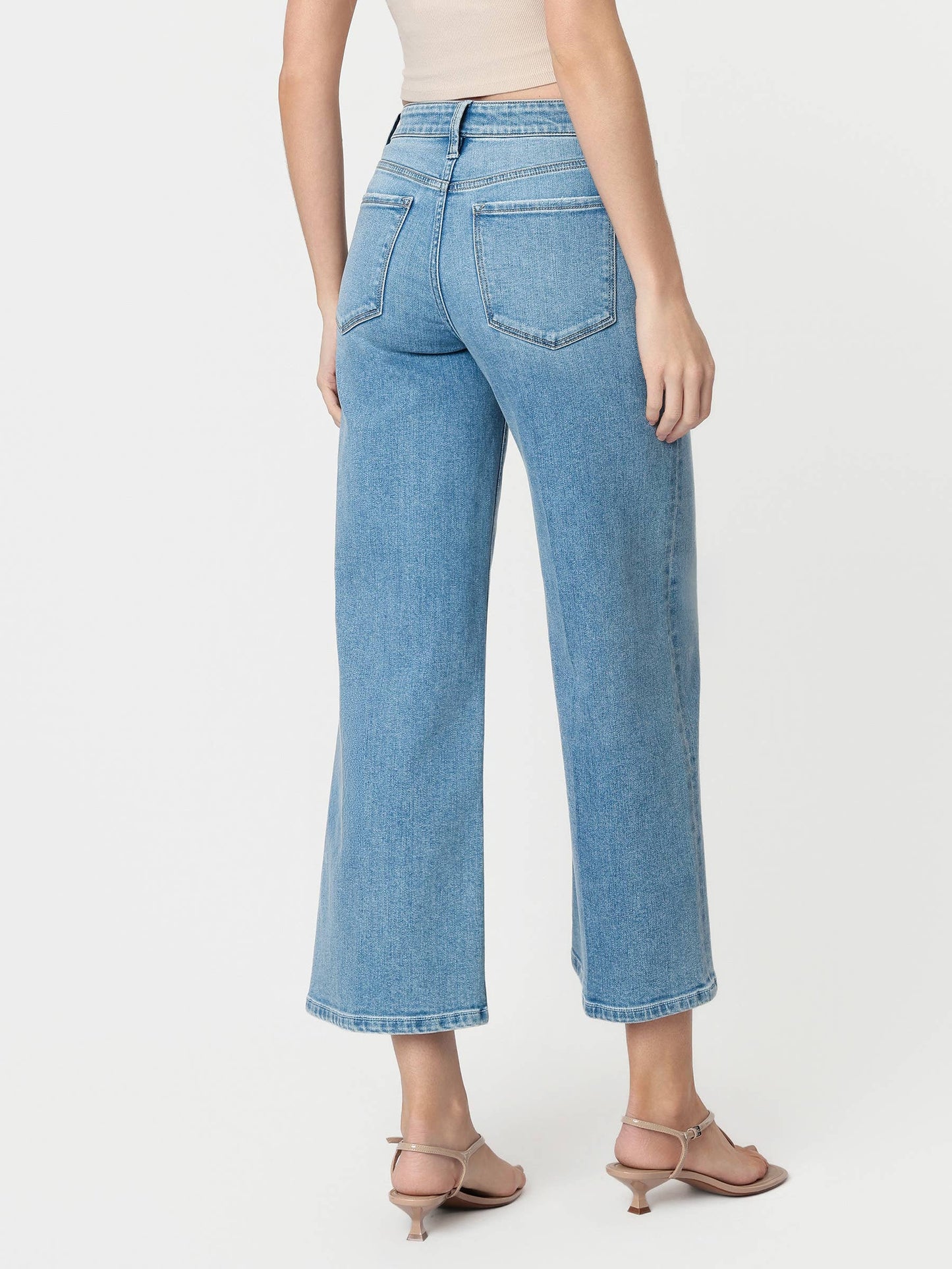 DRAWSTRING CROP WIDE LEG
