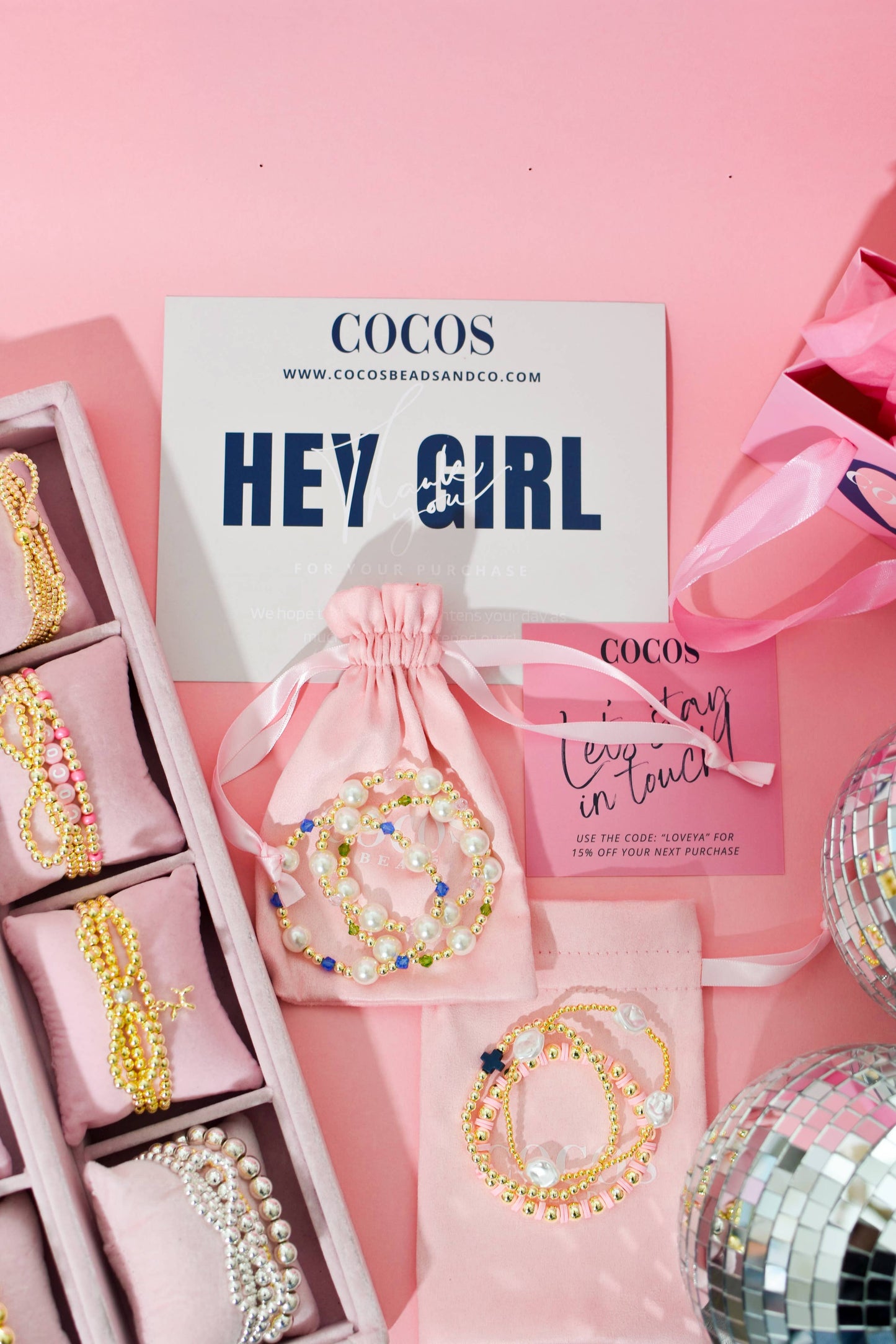 Coco's Beads and Co - The Lanie- Pink