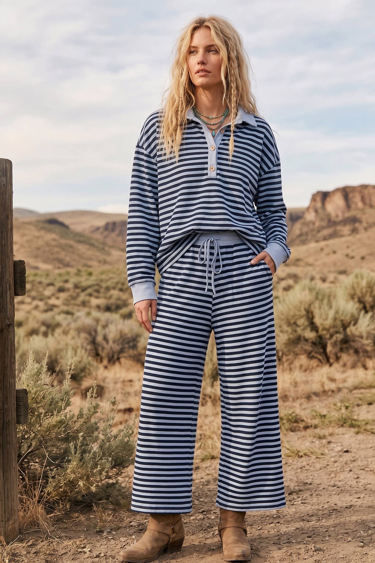 Striped lounge set