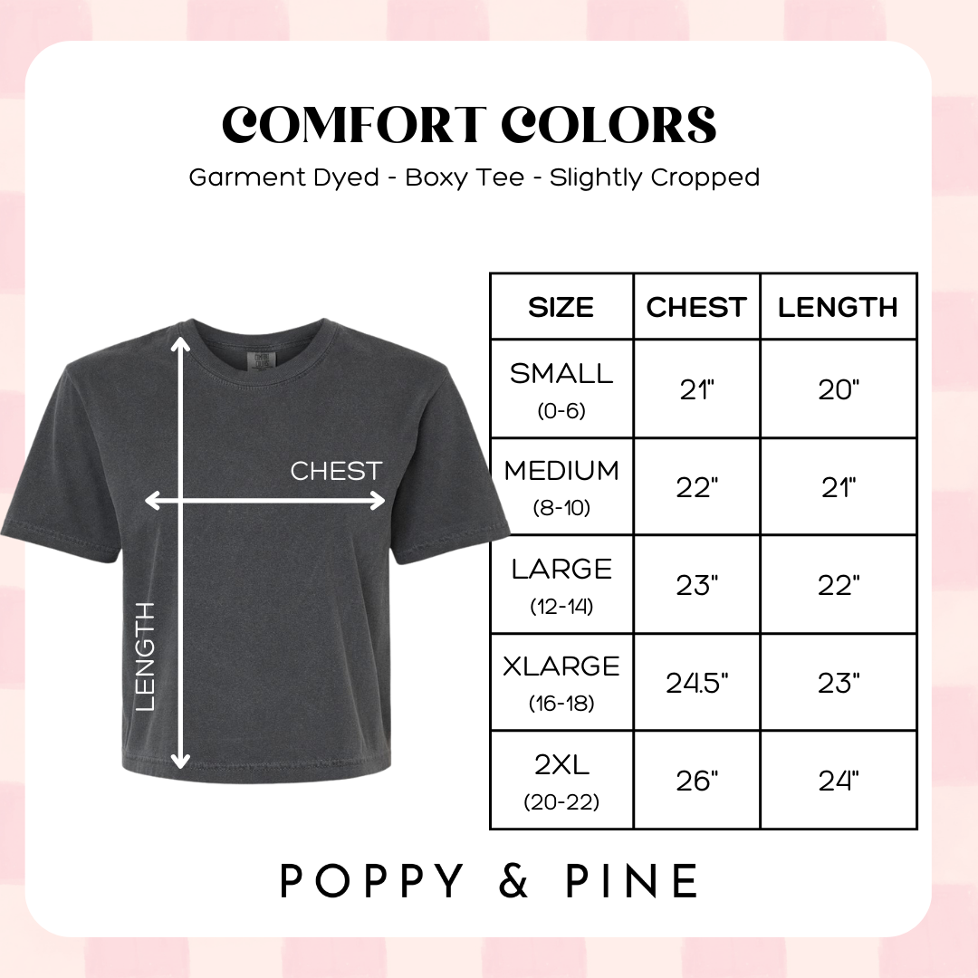 Poppy & Pine - Your Are Just The Sweetest Crop Tee
