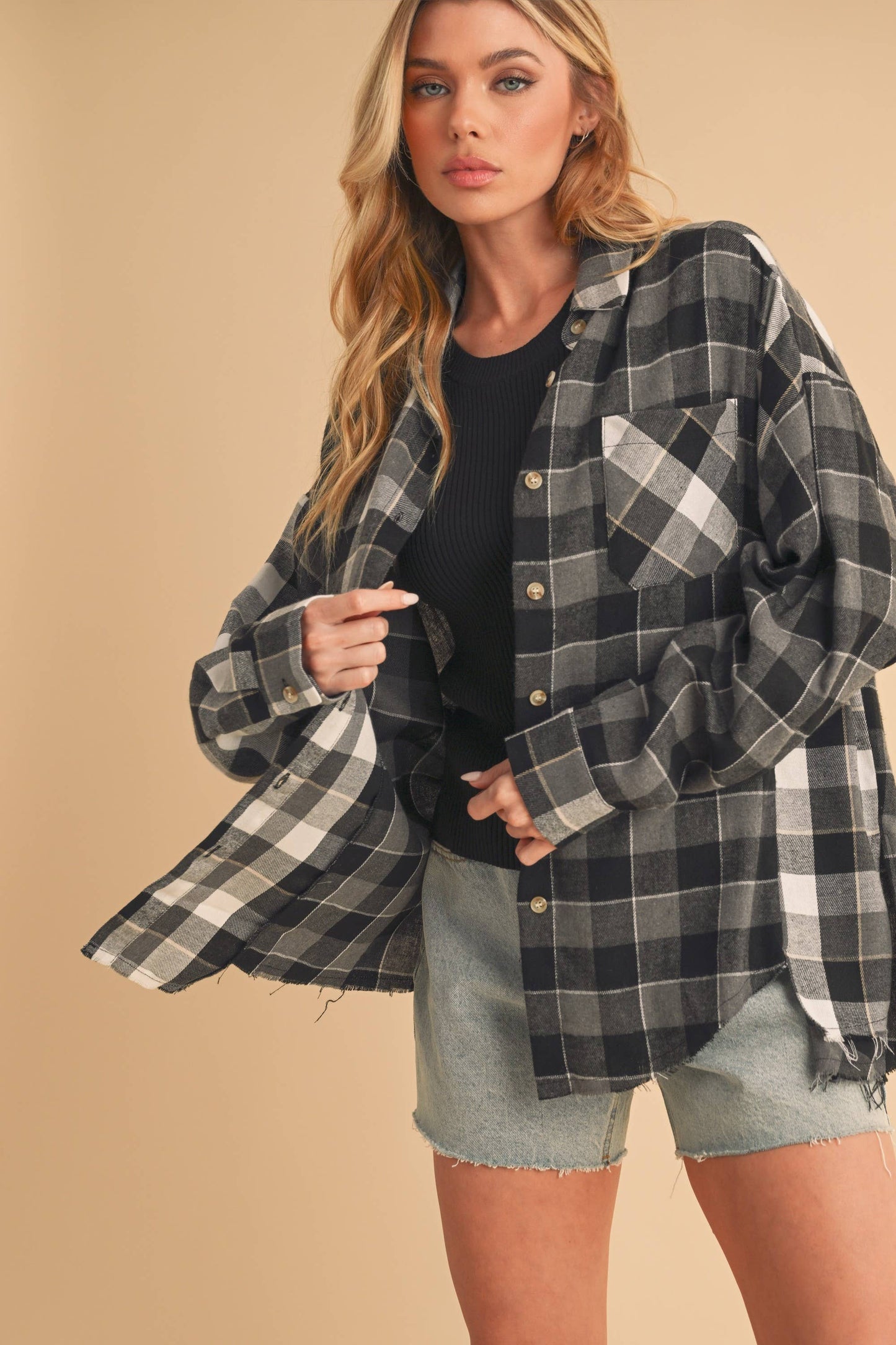 845AN Noelle Flannel Shirt 1