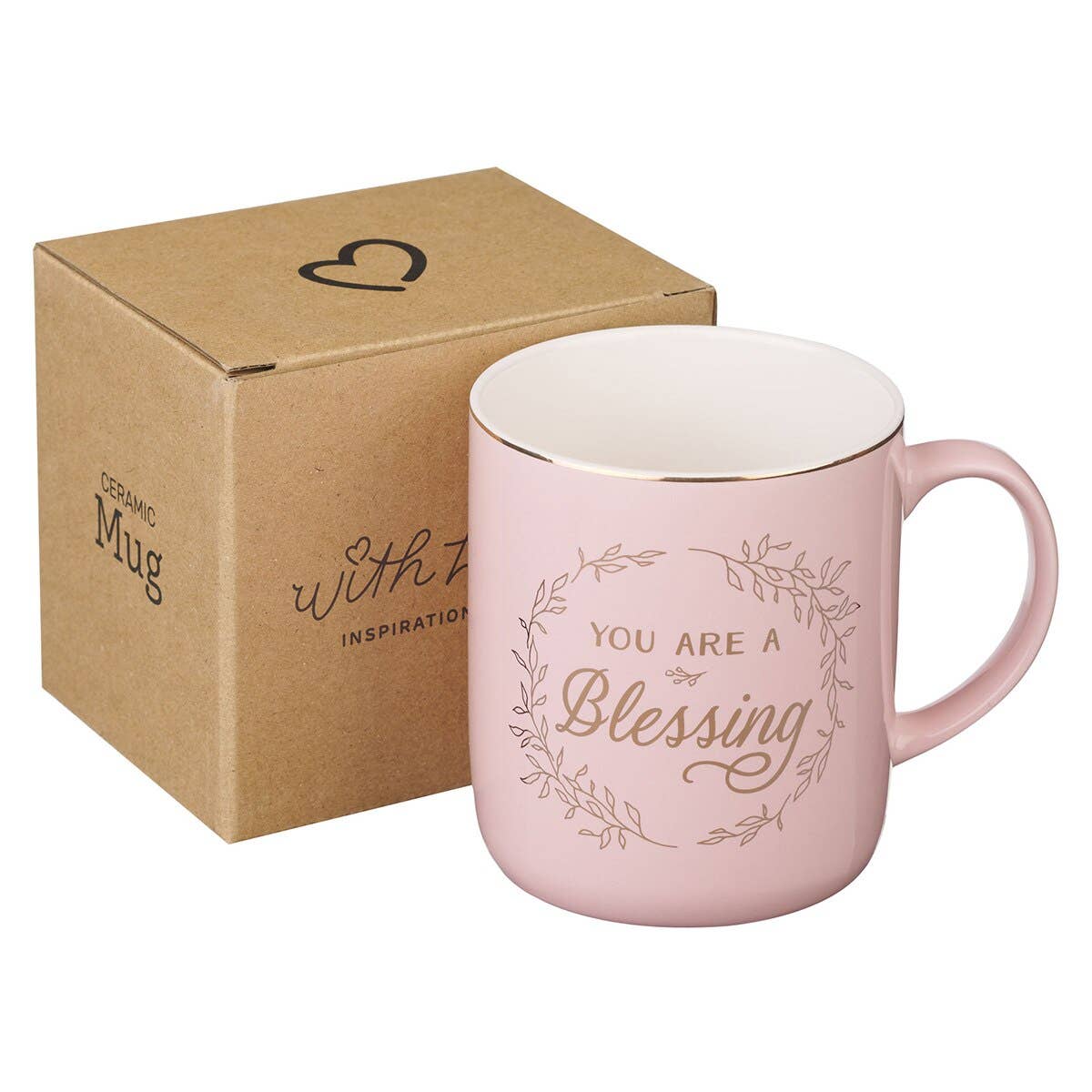 Christian Art Gifts - Mug Pink You Are A Blessing