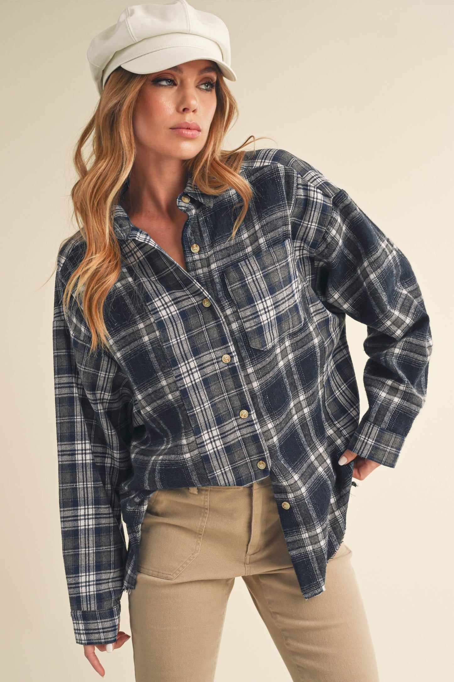 845AN Noelle Flannel Shirt 1