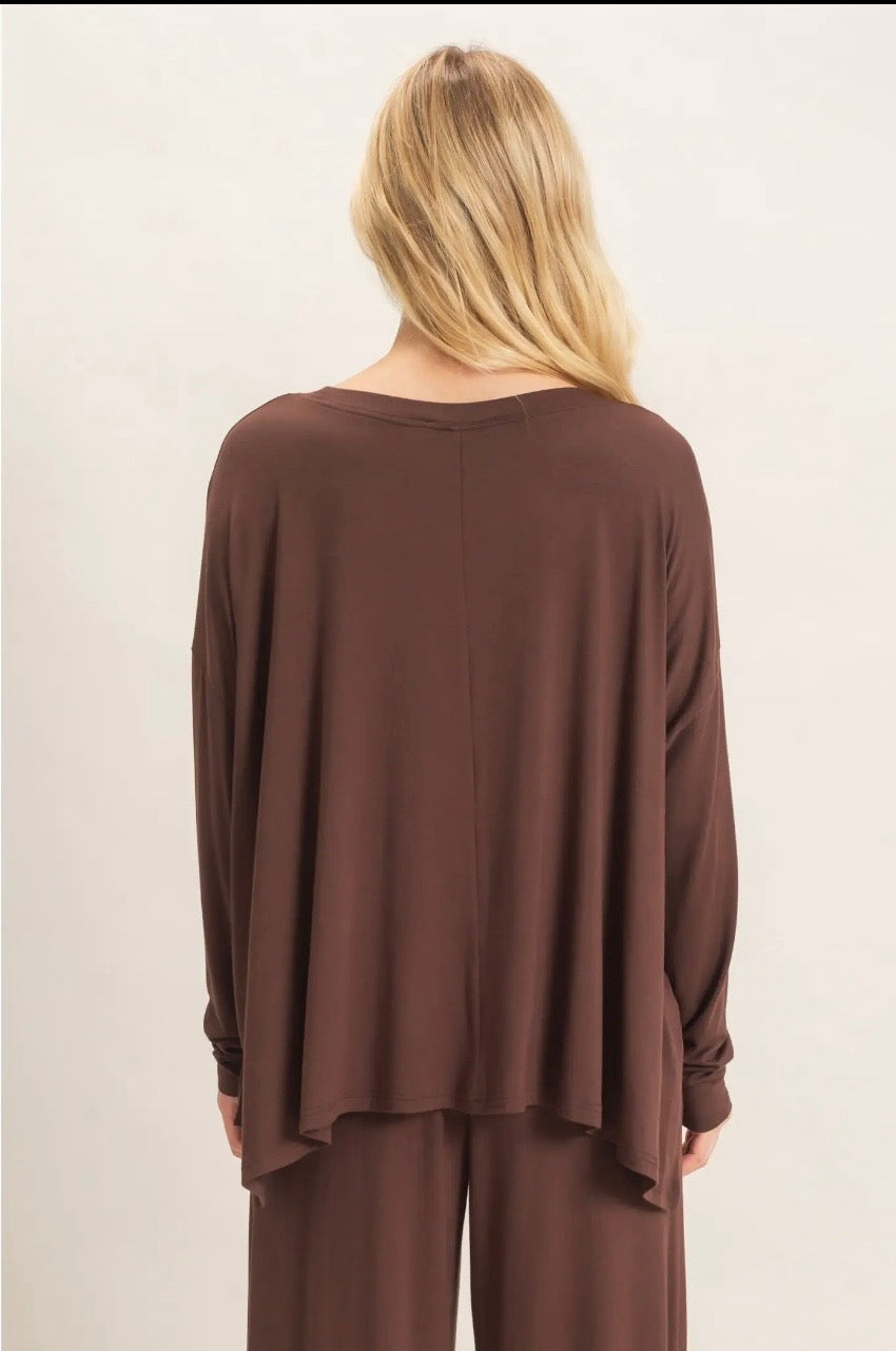 Drapey long sleeve shirt