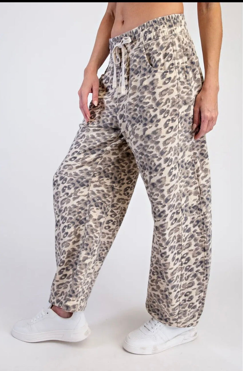 Rae Mode Animal print terry pants