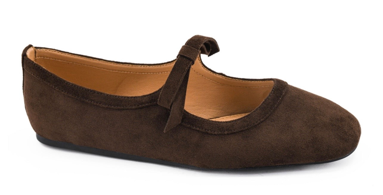 Corkys Layover suede flat