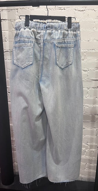 Pol wide leg denim pant