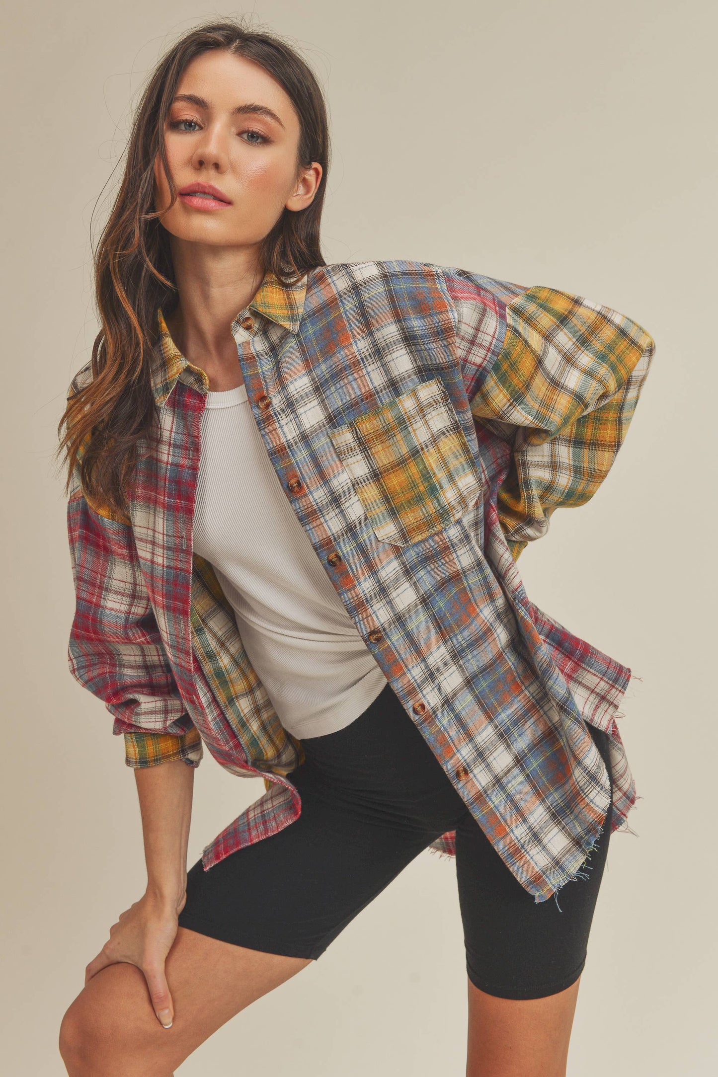 845AN Noelle Flannel Shirt 1