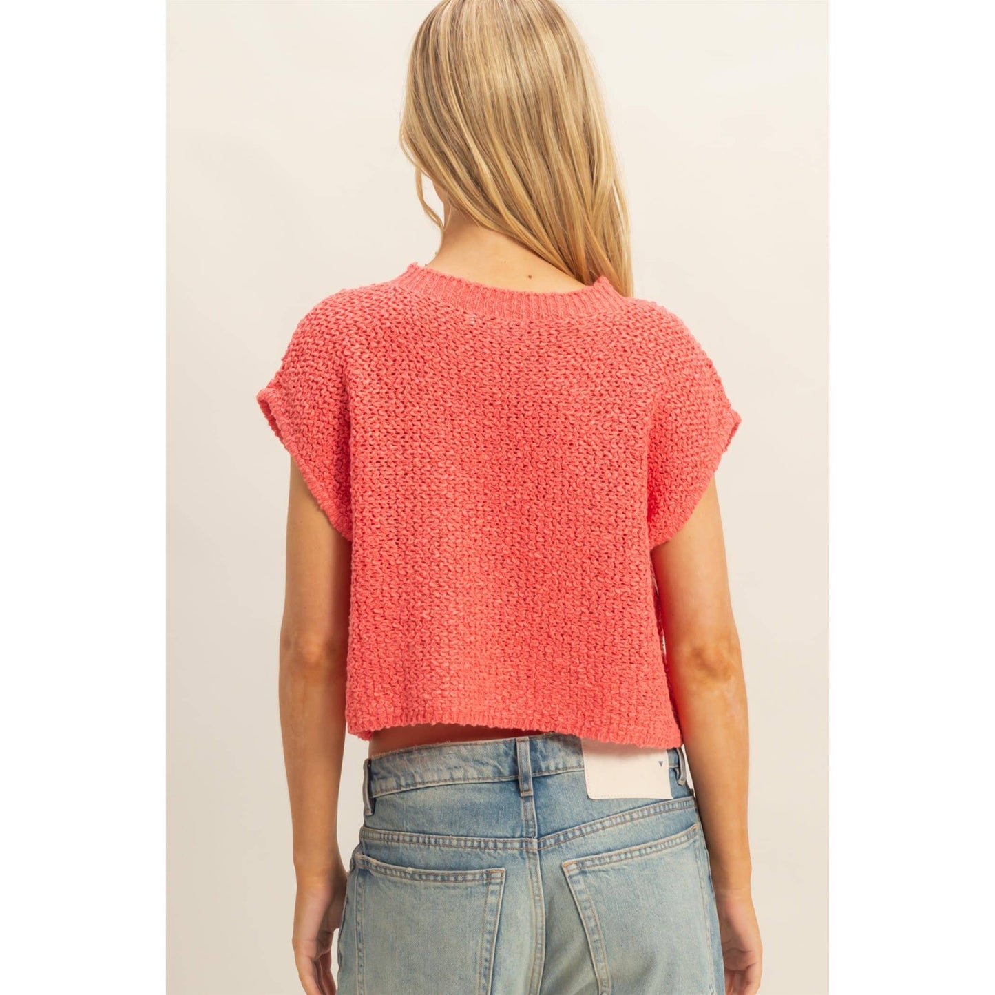 Pocket Detail Sweater Top