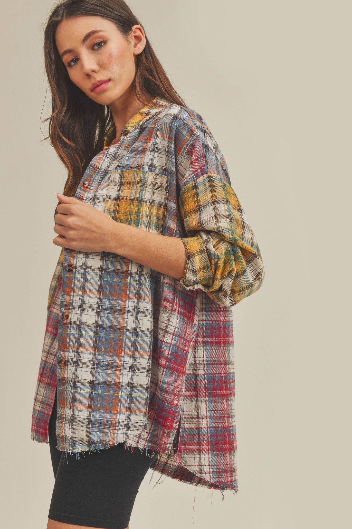 845AN Noelle Flannel Shirt 1