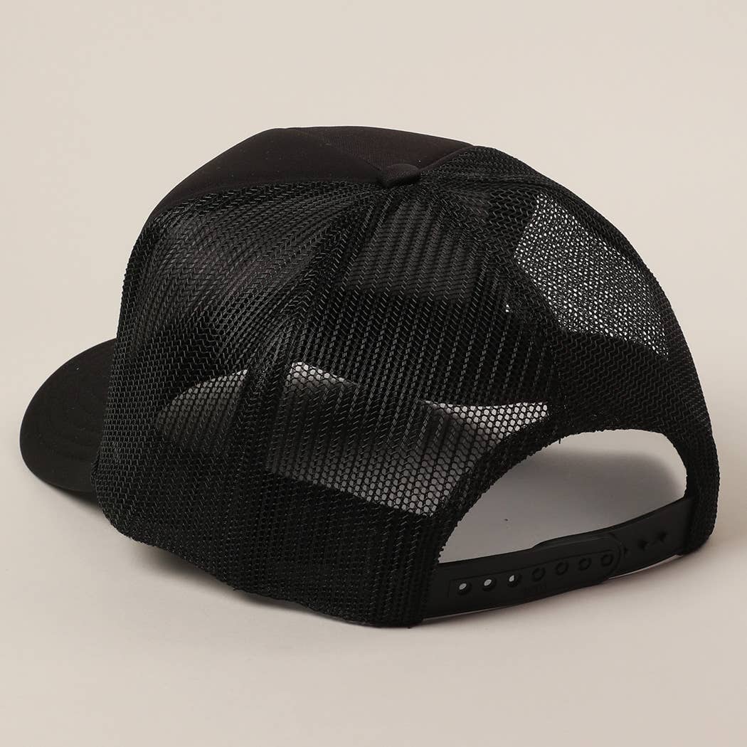 Life's Too Short, Drink Margs Text Mesh Back Trucker Hat