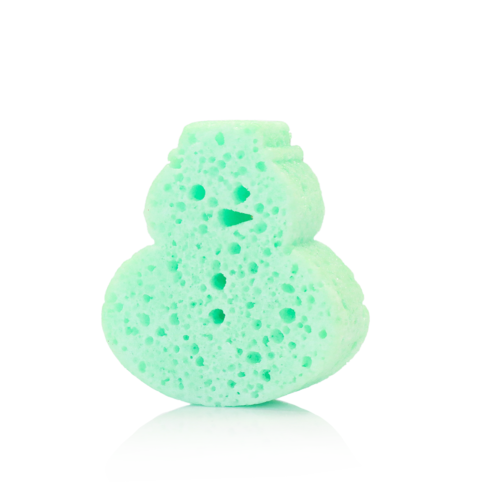 Spongellé | Bestsellers: Fall, Halloween, Christmas 2026 - Winter Jasmine Snowman Holiday Buffer Christmas Stocking