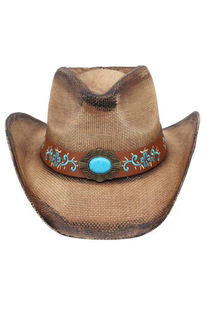 Wholesale Accessory Market - Durango Dreams Taupe Washed Straw Cowgirl Hat