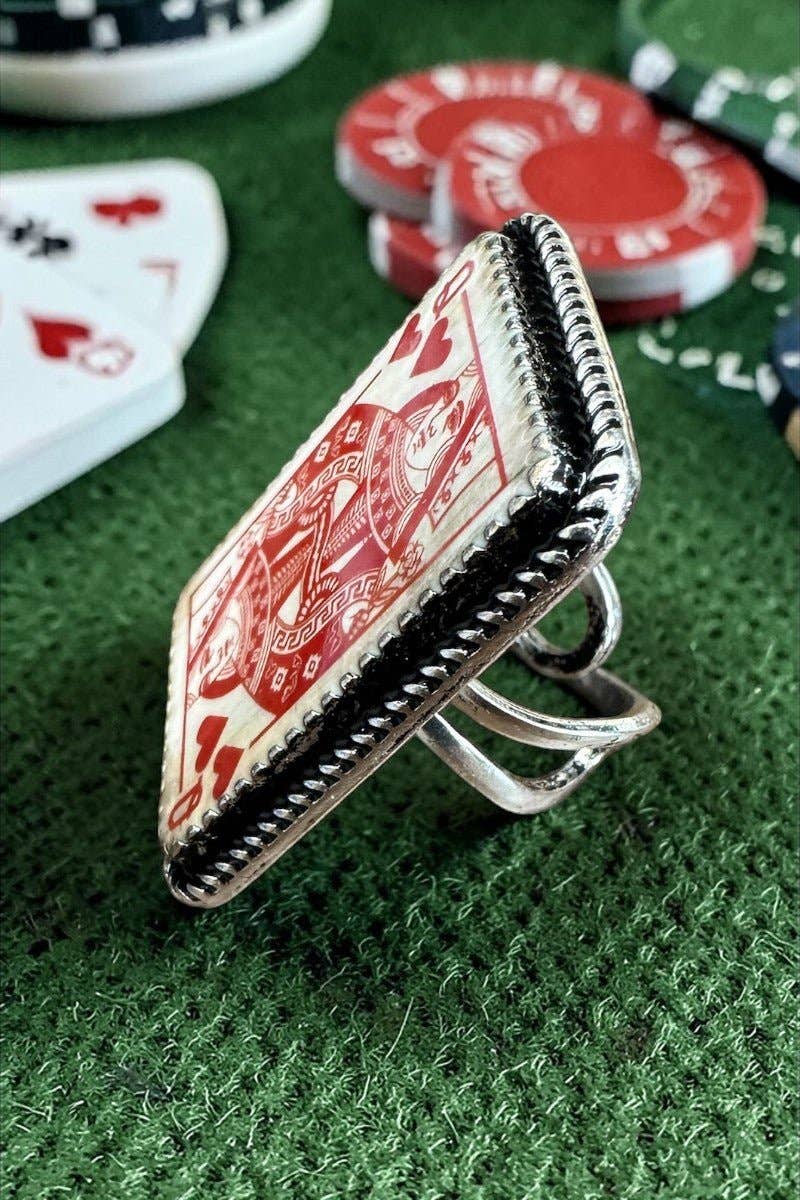 Wholesale Accessory Market - TIPI Queen's Gambit Silvertone Ring