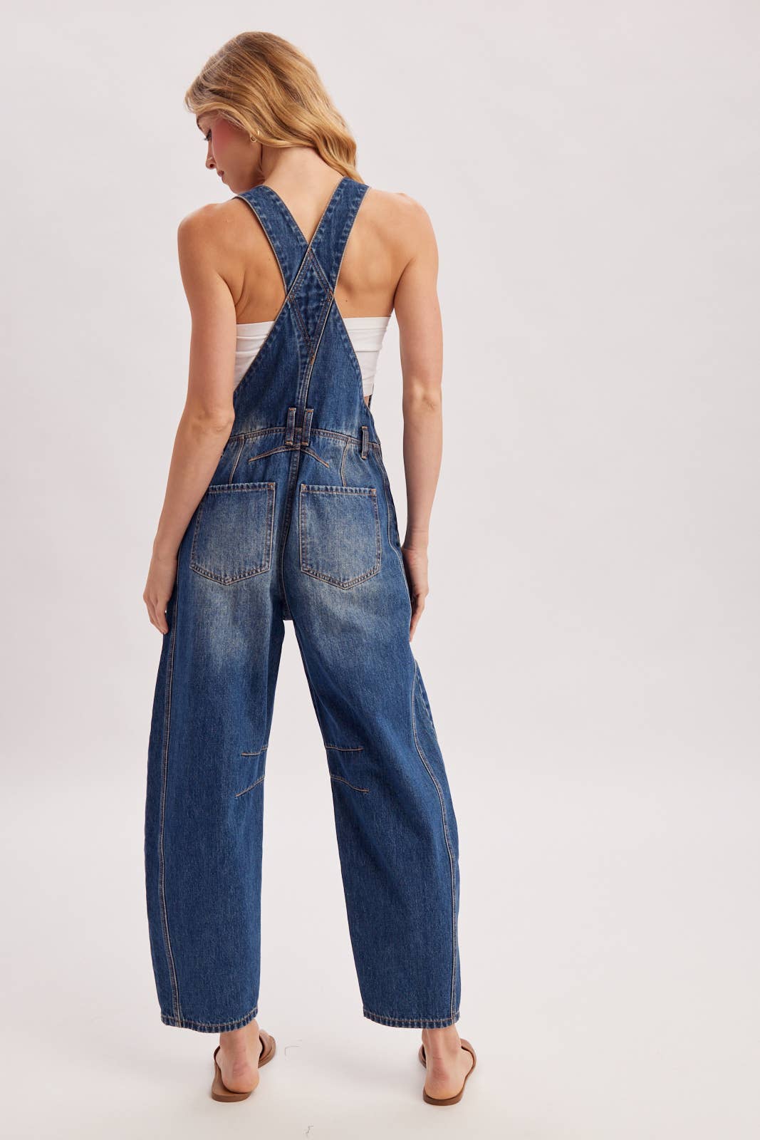 Bluivy - DENIM BARREL OVERALLS