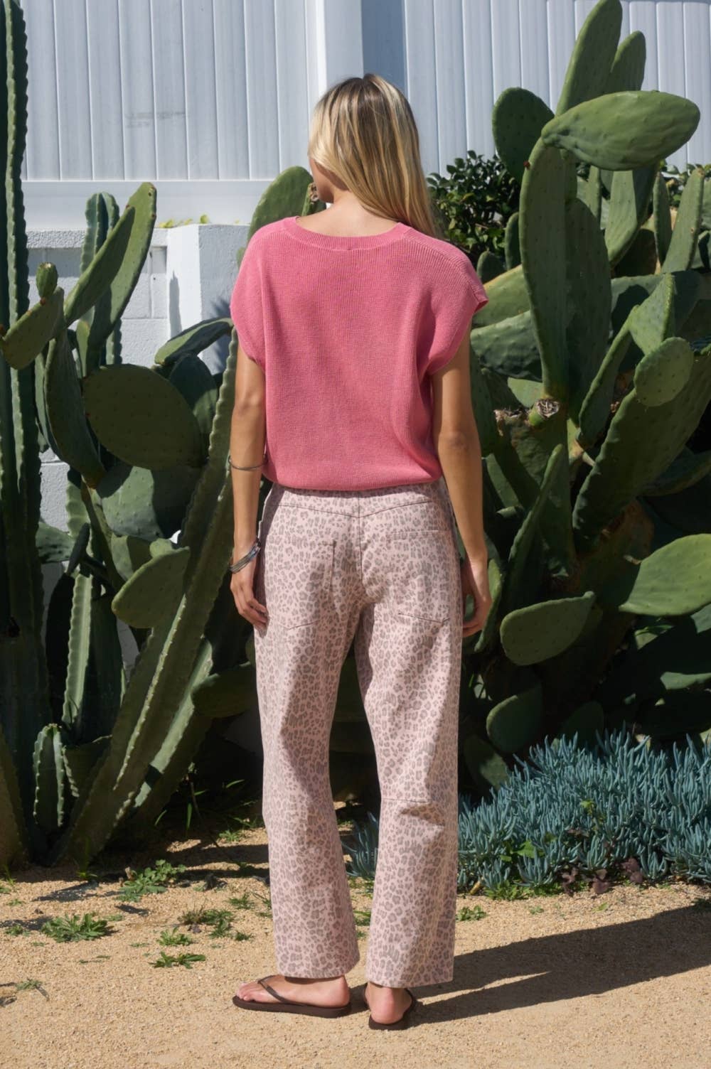 Dottie Dottié Garage - Lightweight Knit Top – Extended Shoulder Sleeve Sweater