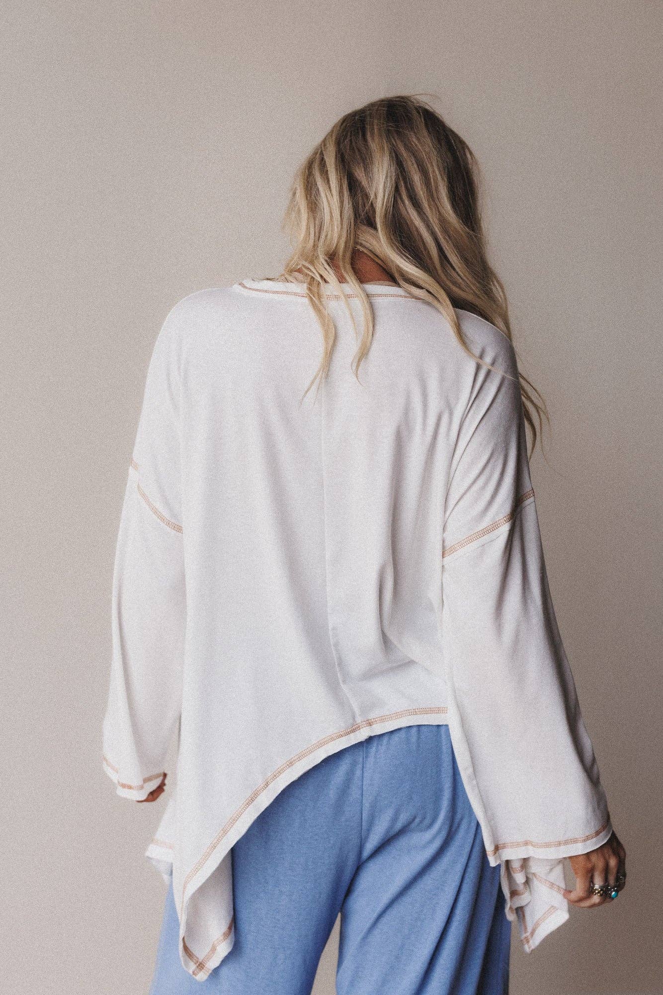 Three Bird Nest - Soft Intentions Top - Off White