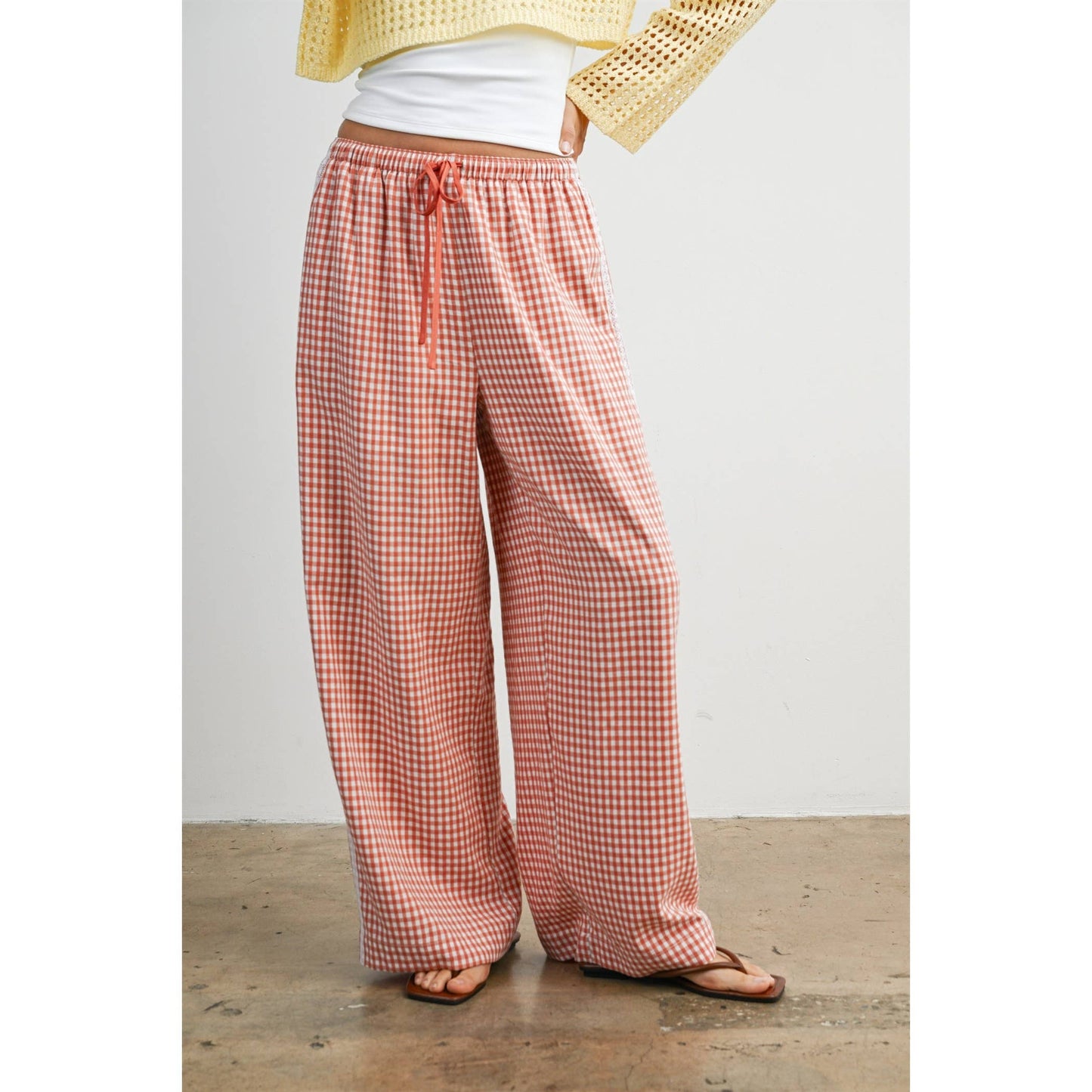 Wide-Leg  Pants