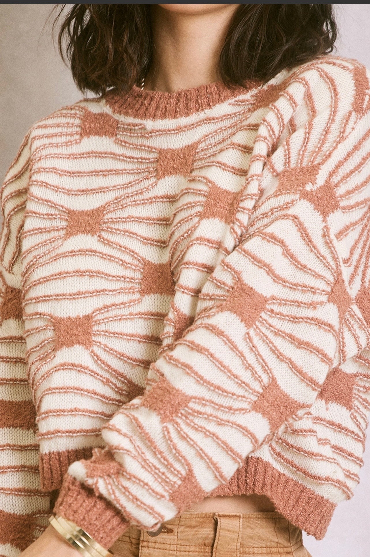 Patterned sweater