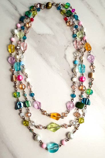 Rachel Short Necklace - Multi