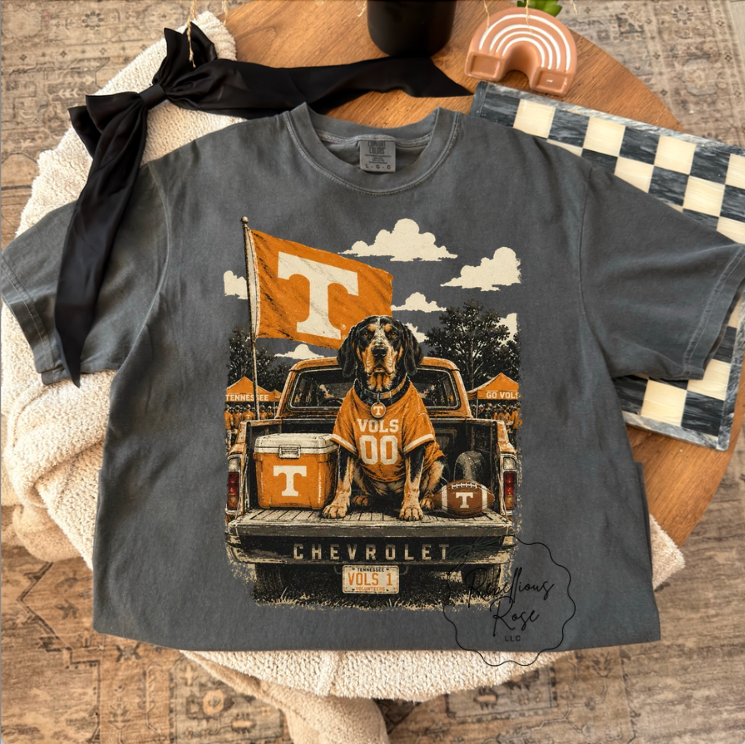 Rebellious Rose LLC - Vintage Tennessee Truck Graphic T-shirt