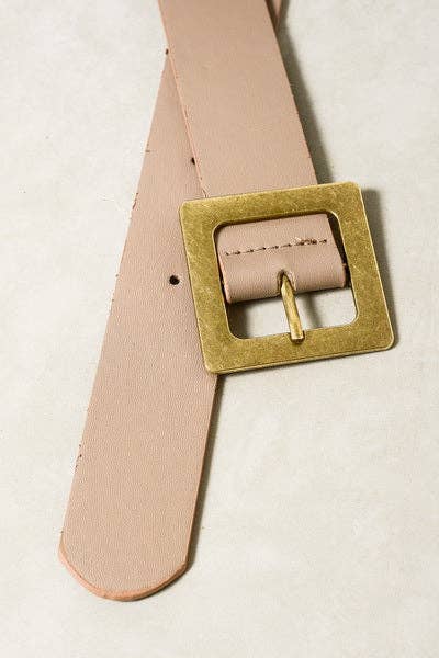 JOSSLYN by wall to wall - CLASSIC OVERSIZED SQUARE BUCKLE BELTS | 40BT604