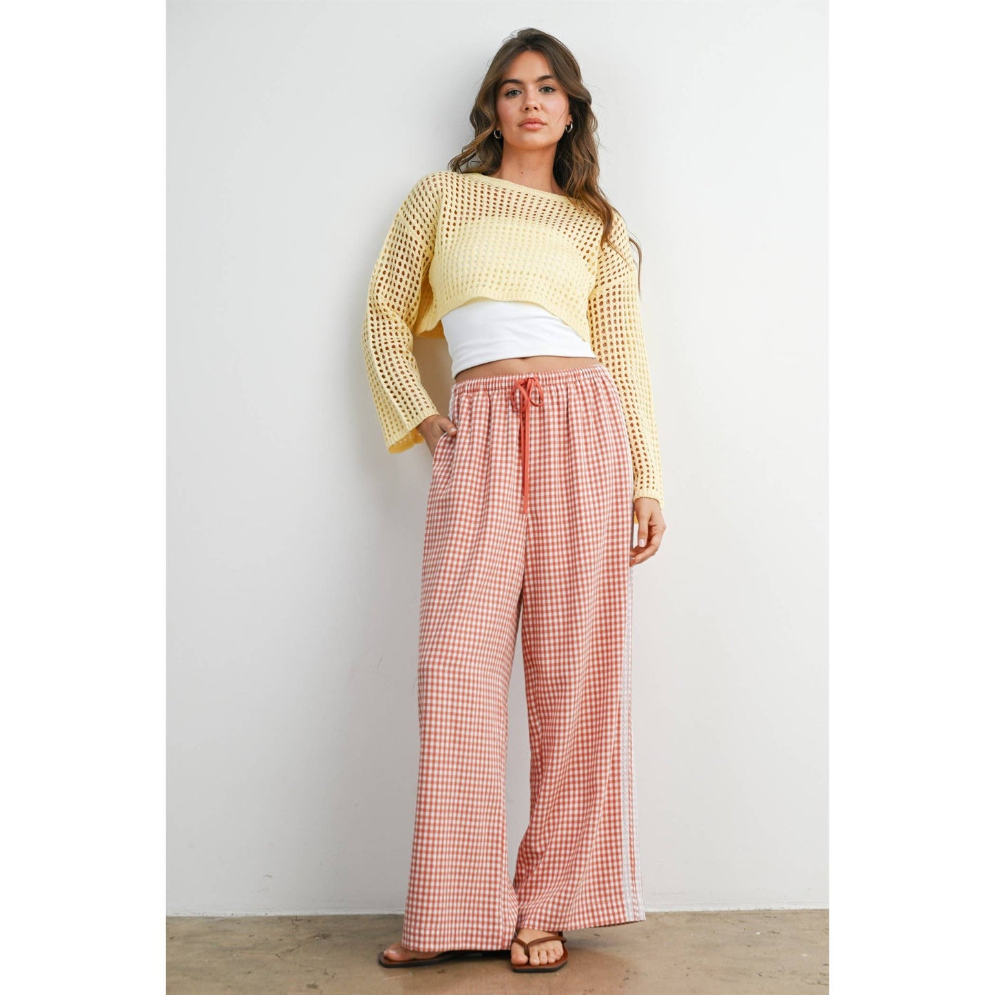 Wide-Leg  Pants