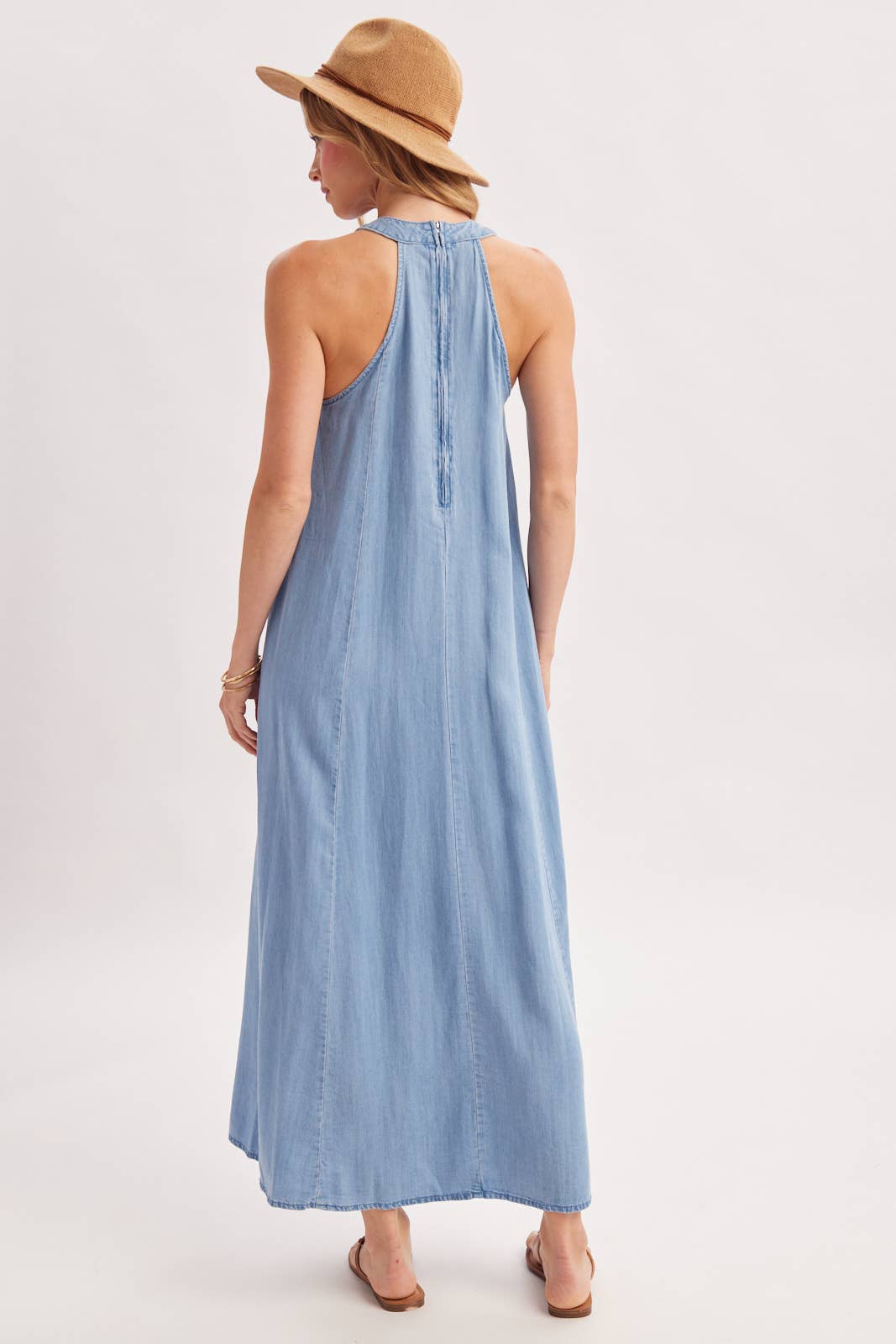 HALTER MAXI DRESS D03122