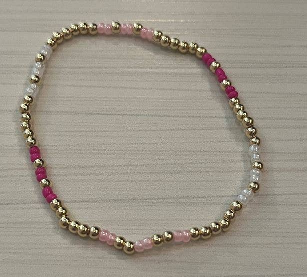 14k gold filled color bracelet