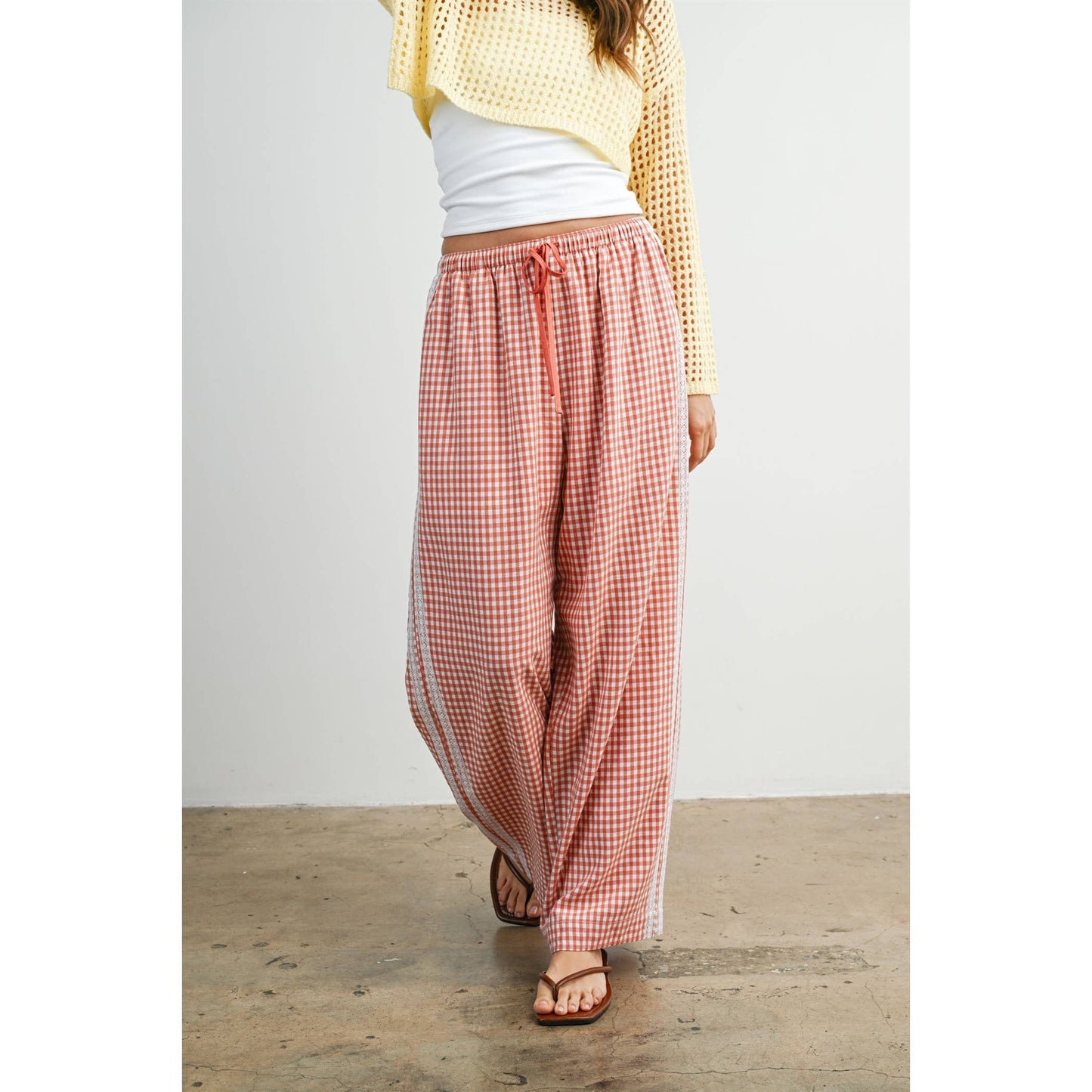 Wide-Leg  Pants