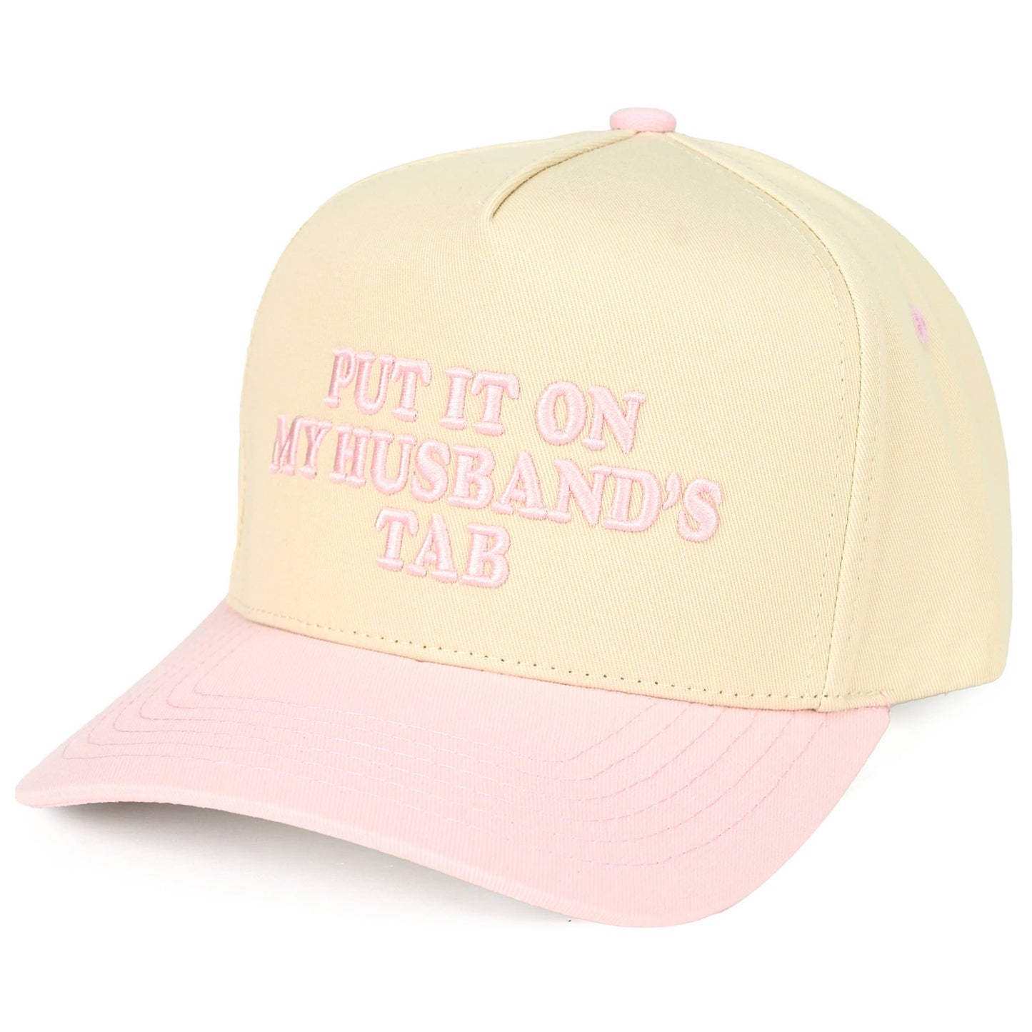 Hana - C.C PUT IT ON MY HUSBAND'S TAB Letter Trucker Hat