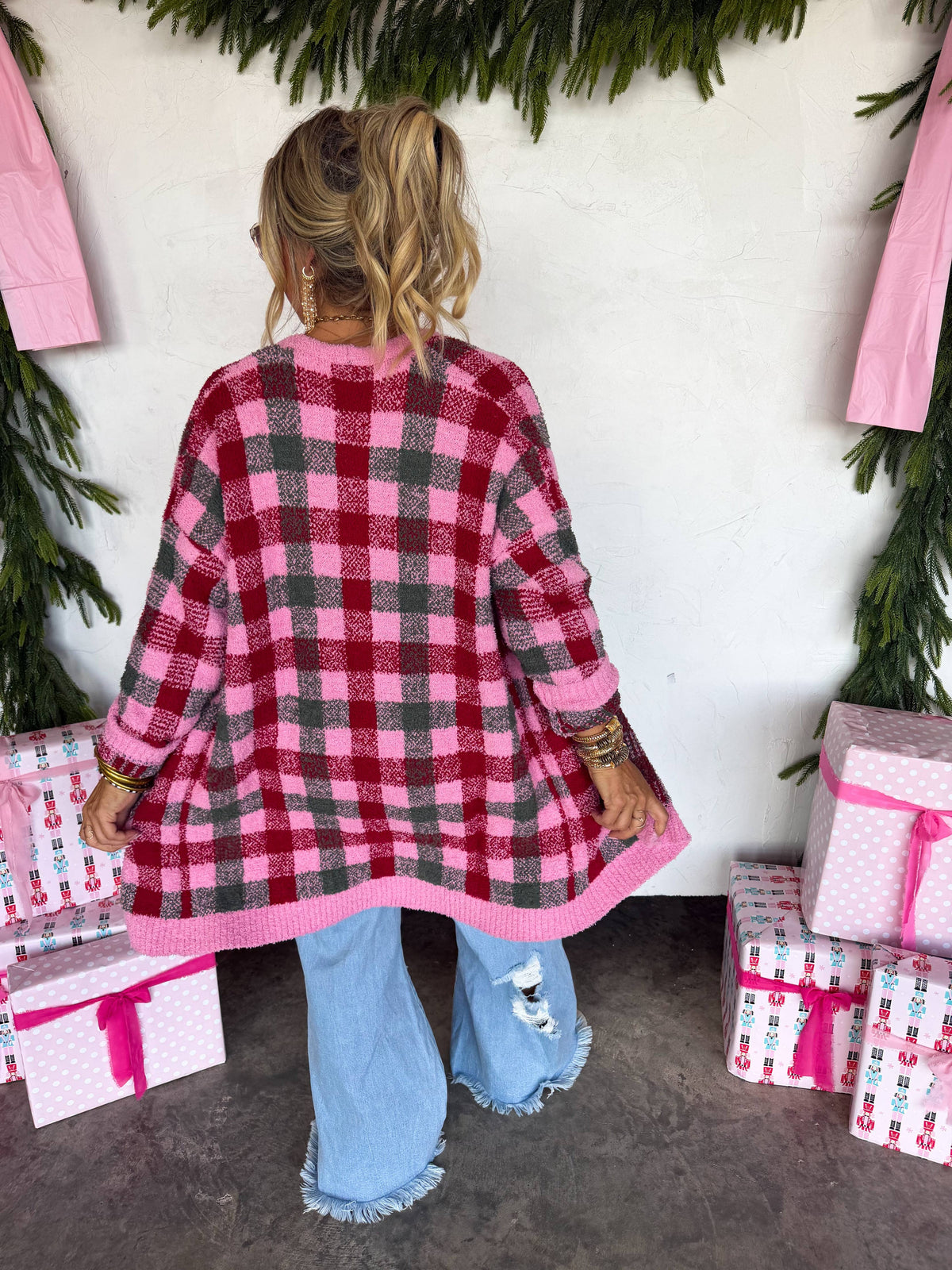 COZY CHRISTMAS CLOUD CARDIGAN