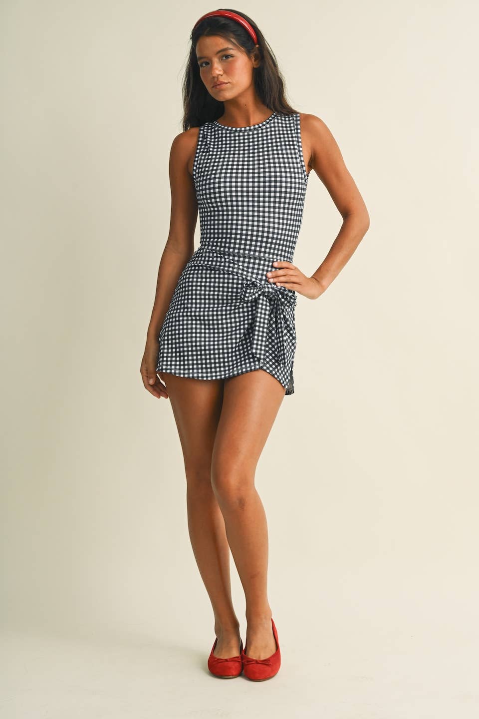 Wrap Tie Front Athletic Dress