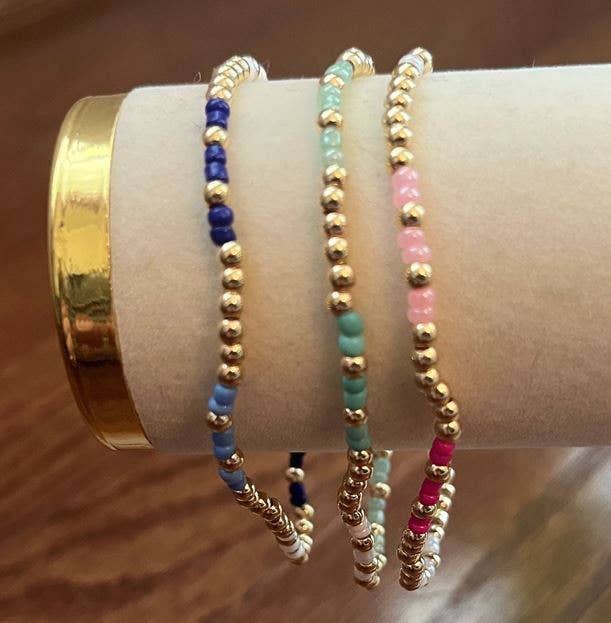 14k gold filled color bracelet