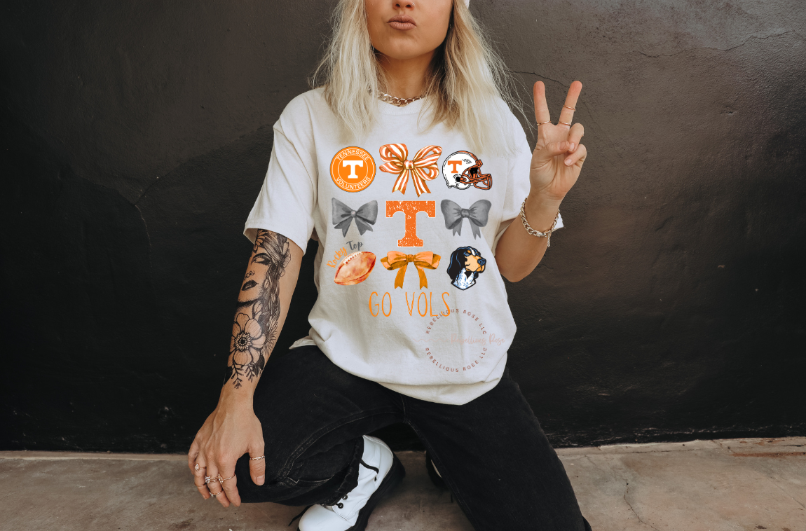 Go Vols Football Graphic T-shirt