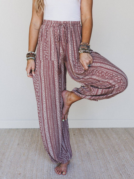 Ashlynn Rose Jogger Pants - Rose