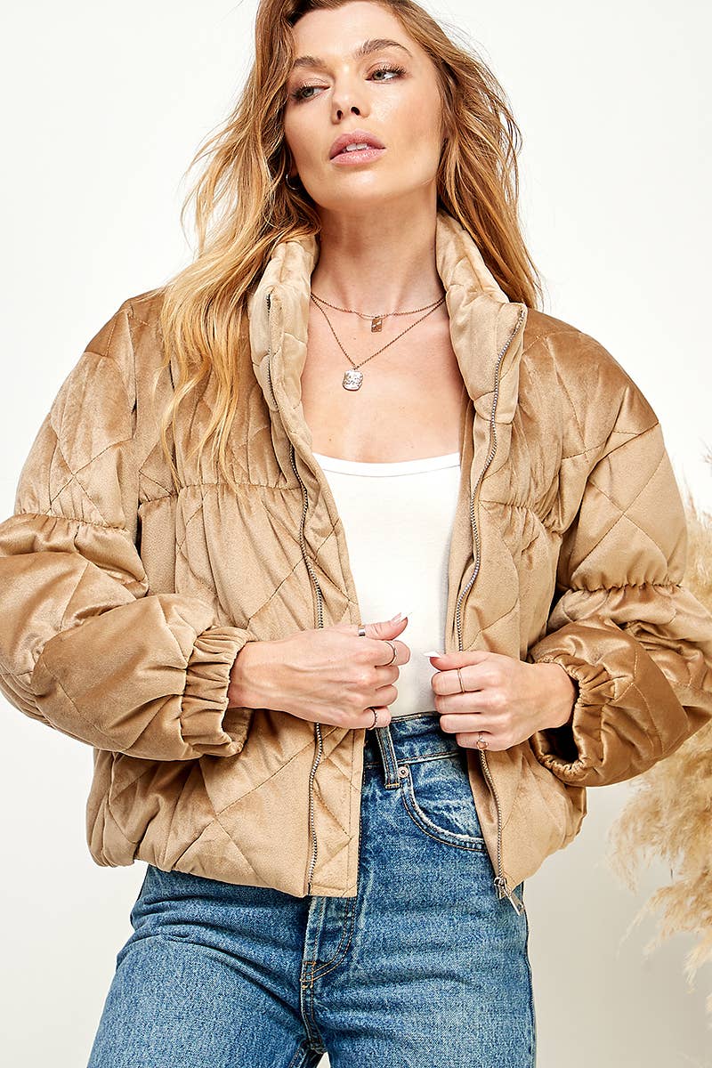 Arlowe Quilted Puffer Jacket