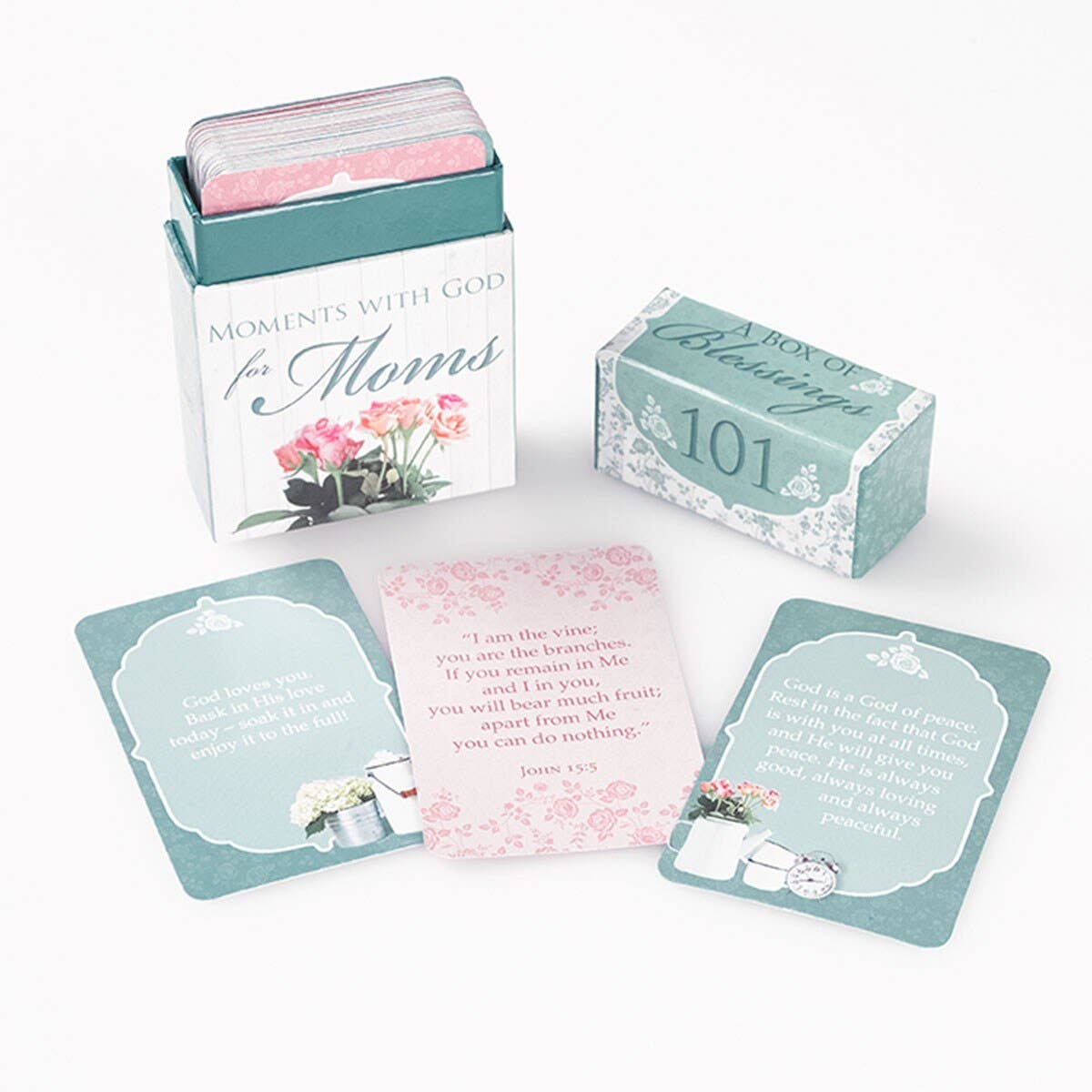 Christian Art Gifts - Box of Blessings Moments with God for Moms