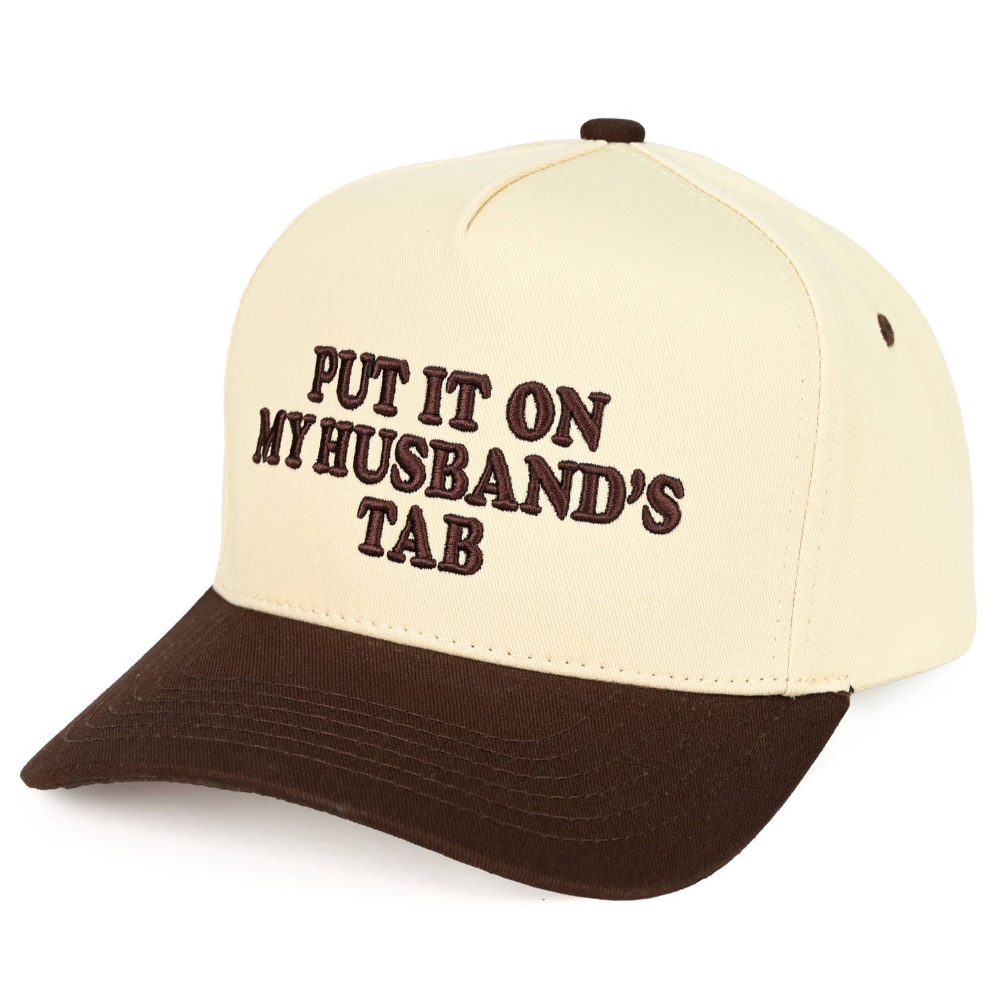 Hana - C.C PUT IT ON MY HUSBAND'S TAB Letter Trucker Hat