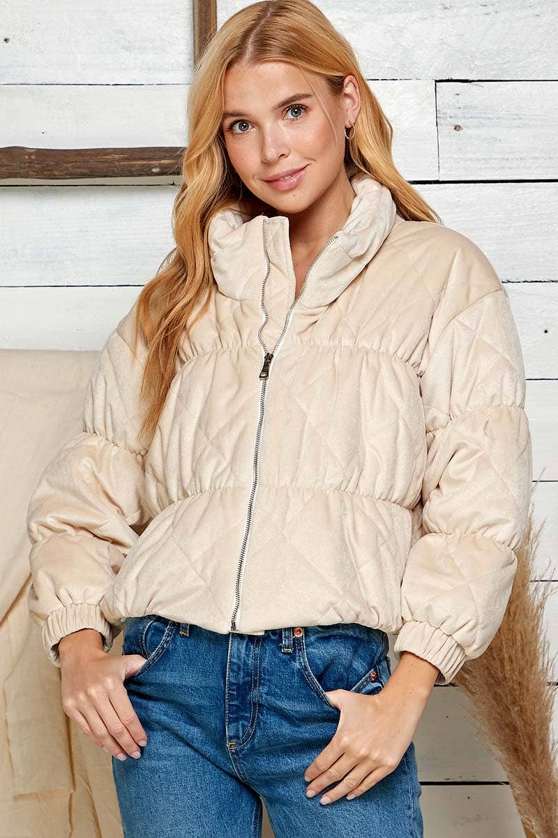 Arlowe Quilted Puffer Jacket