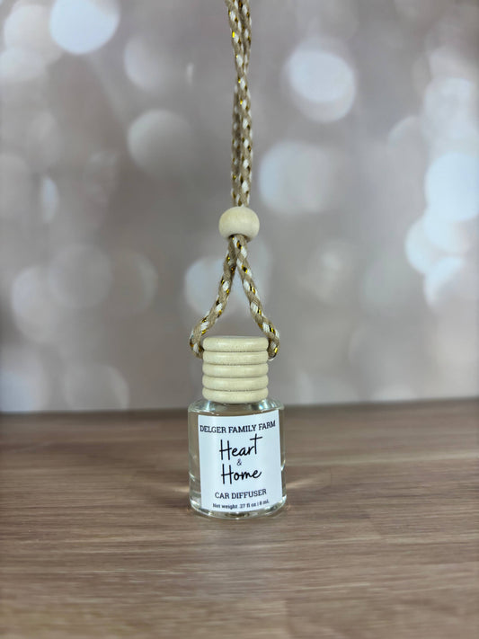 Delger Family Farm - Heart & Home Car Diffuser