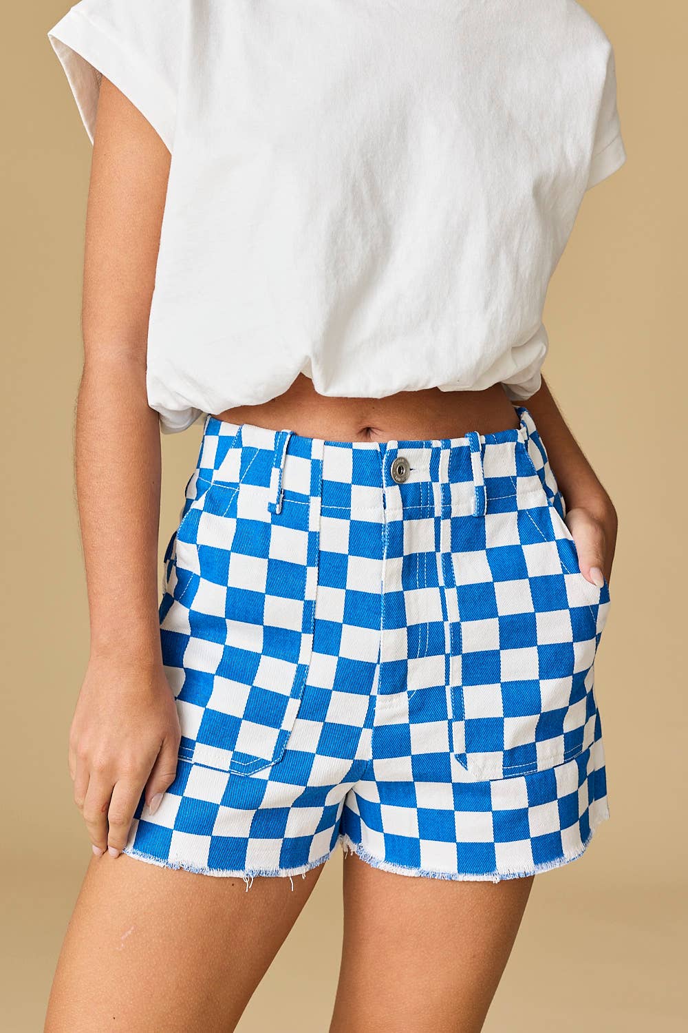 Papermoon - PP12128-1 - COLLEEN DENIM SHORTS