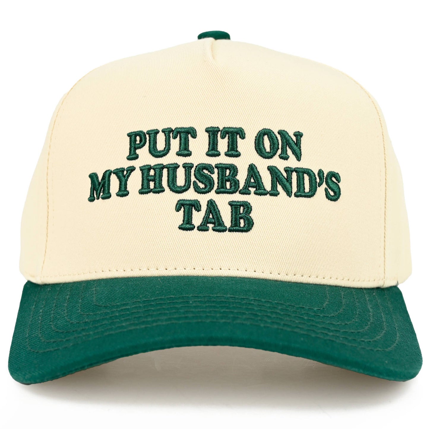 Hana - C.C PUT IT ON MY HUSBAND'S TAB Letter Trucker Hat