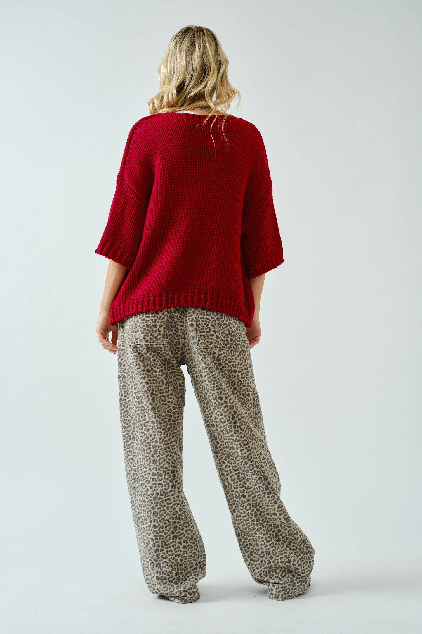 SA00115T - Chunky Open Cardigan