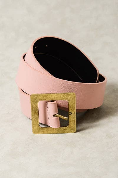 JOSSLYN by wall to wall - CLASSIC OVERSIZED SQUARE BUCKLE BELTS | 40BT604