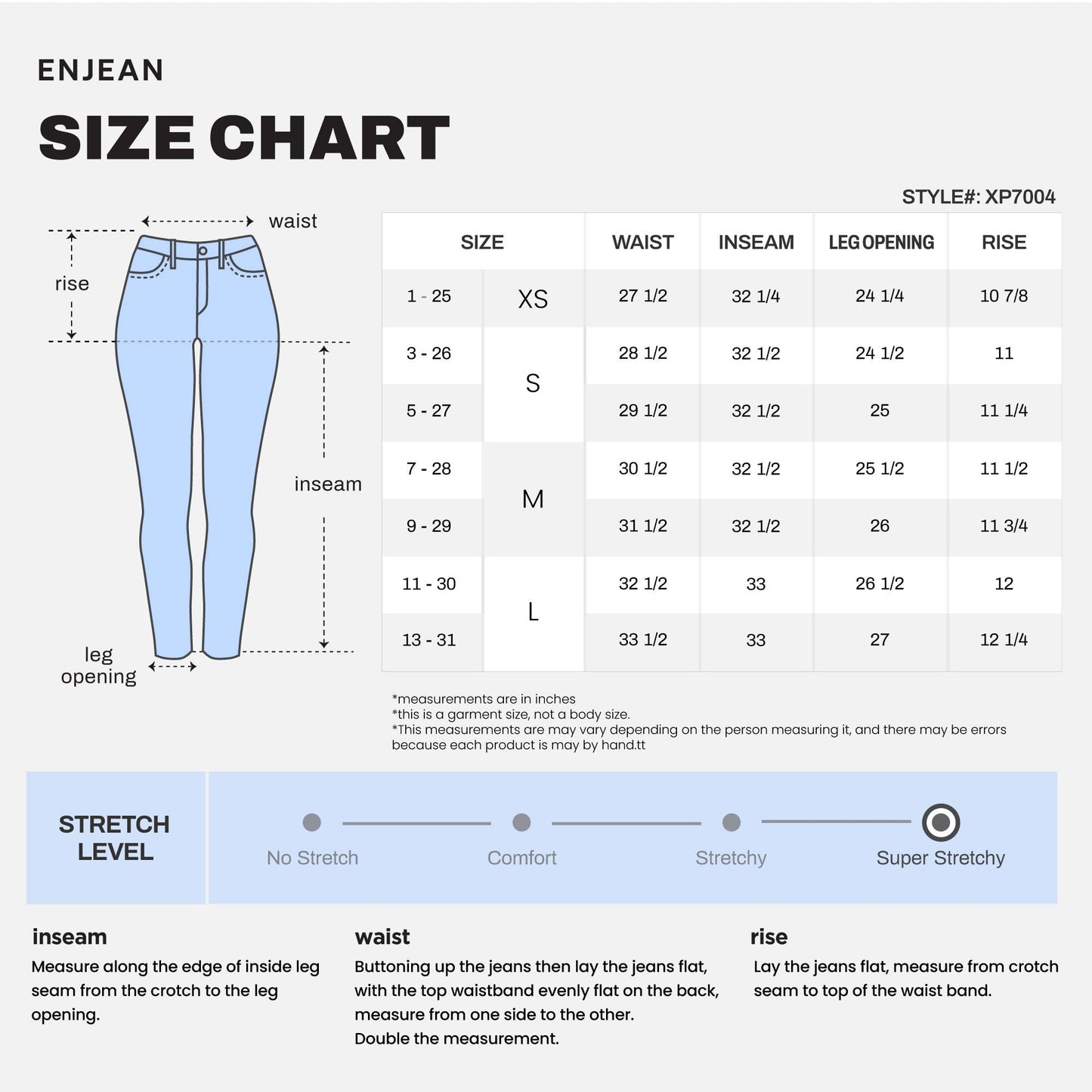 OPEN PACK Relaxed Wide Jeans Waist String XP7004