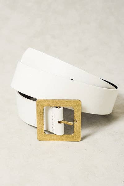 JOSSLYN by wall to wall - CLASSIC OVERSIZED SQUARE BUCKLE BELTS | 40BT604