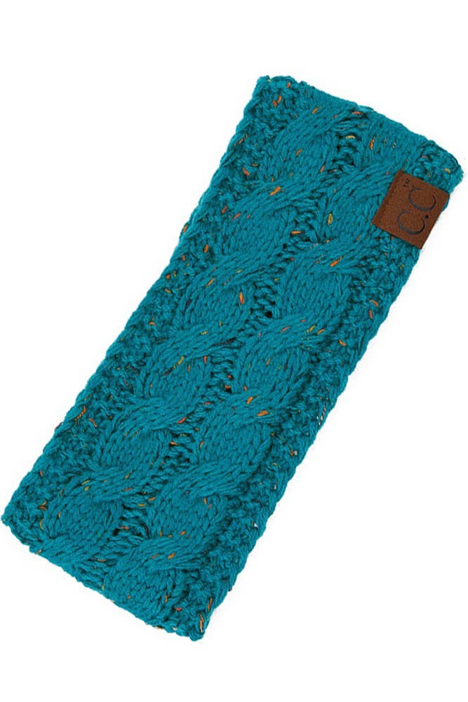 C.C Chunky Knit Confetti Sherpa Lined Headband