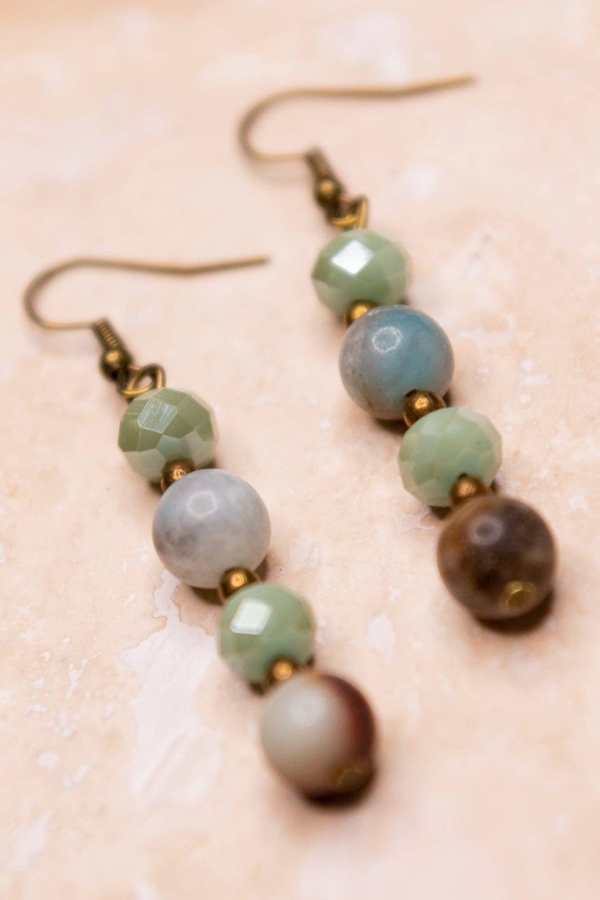 Dylan Designs - Mari Earrings in Amazonite